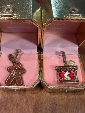 Vintage Y2K Juicy couture cute holiday charms for charm bracelet/necklace